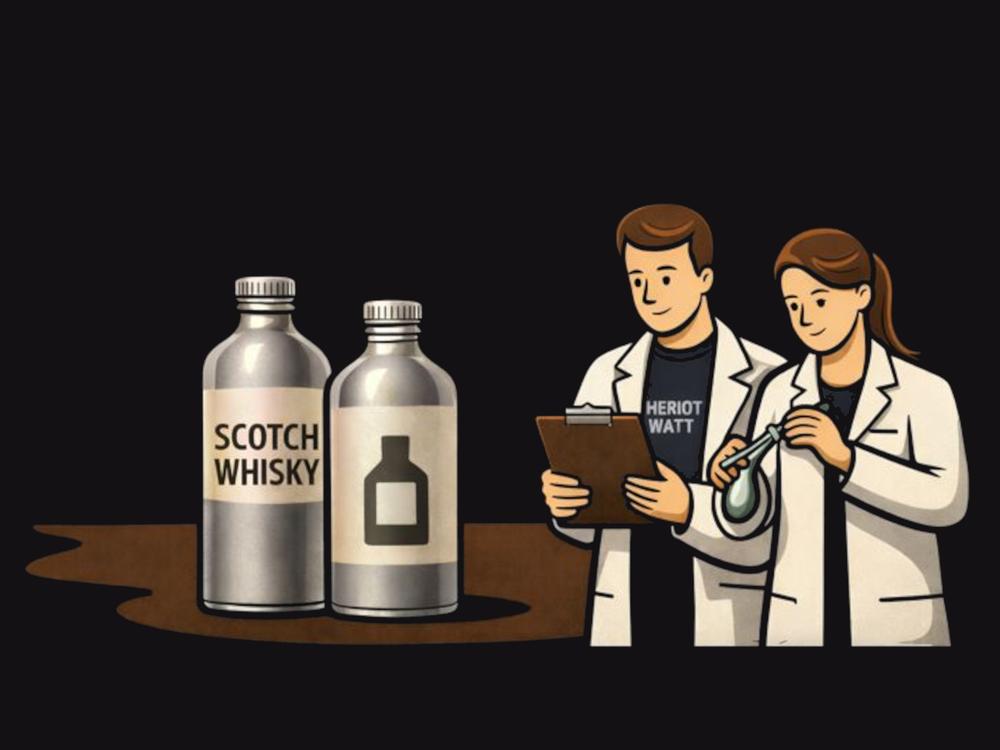 Picture of Stirling Distillery Tests Aluminium Bottles for Scotch Whisky